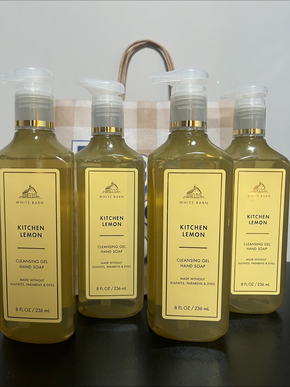 White Barn Kitchen Lemon Hand Soap — Yellow